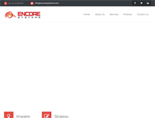 Tablet Screenshot of encorsystems.com